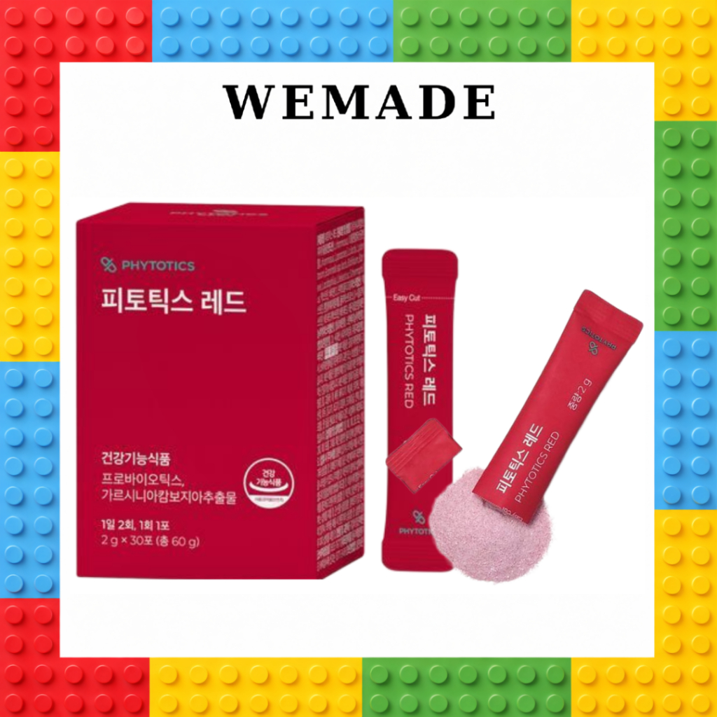 [Phytotics] Red Probiotic 30 Sticks - Kimchi Probiotics Korean Supplement