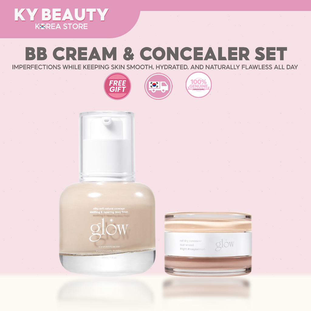 GLOW Blemish Balm 30G และคอนซีลเลอร์ 10G set (ชุดบีบีครีมและคอนซีลเลอร์)