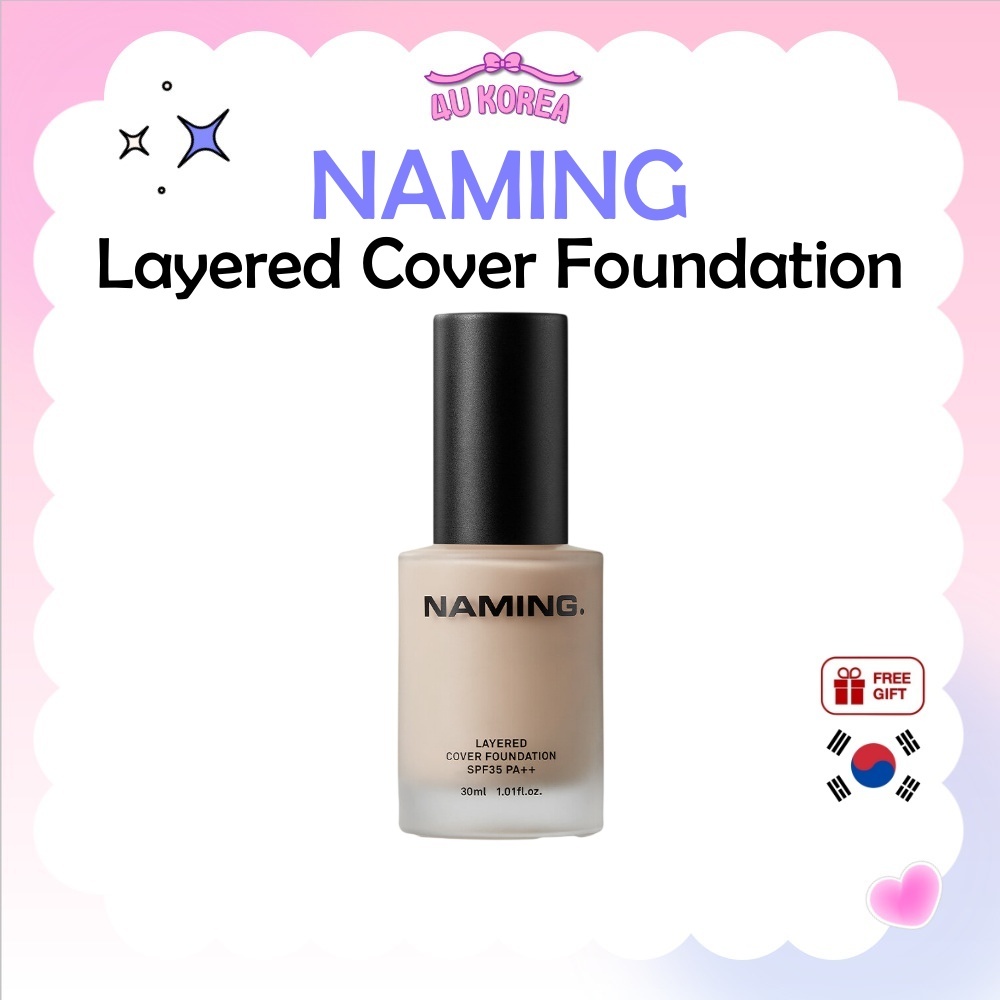 NAMING Layered Cover Foundation – 15ml หรือ 30ml / K-BEAUTY
