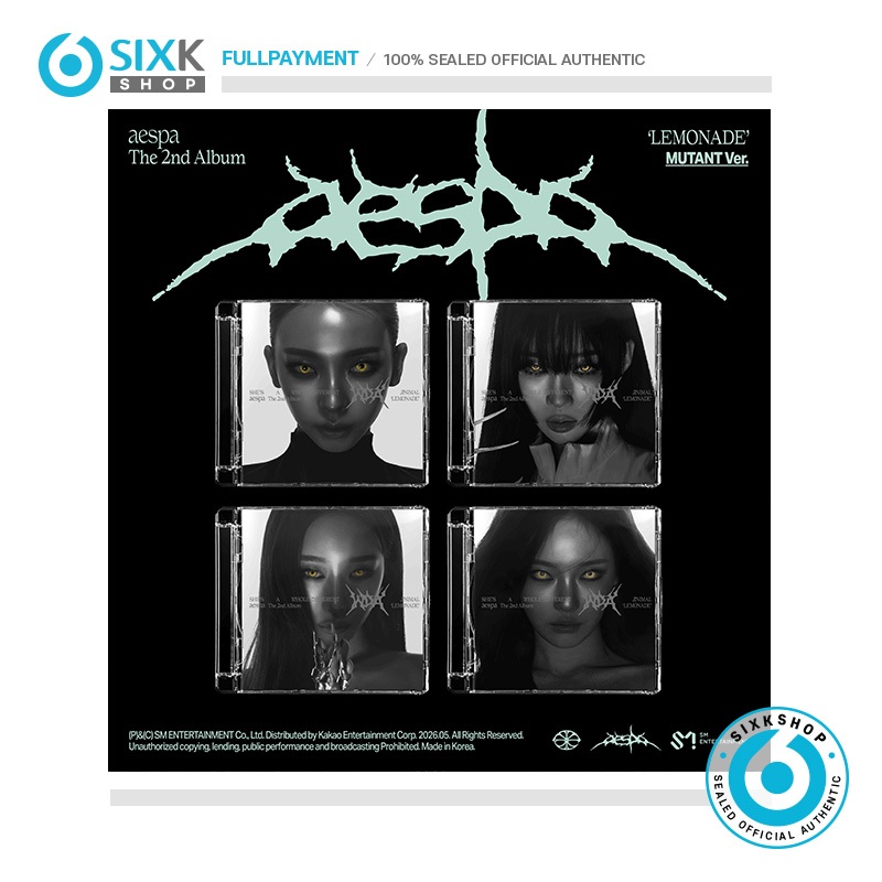 SIXKSHOP✨AESPA 2nd Full Album [LEMONADE] (WDA ver)