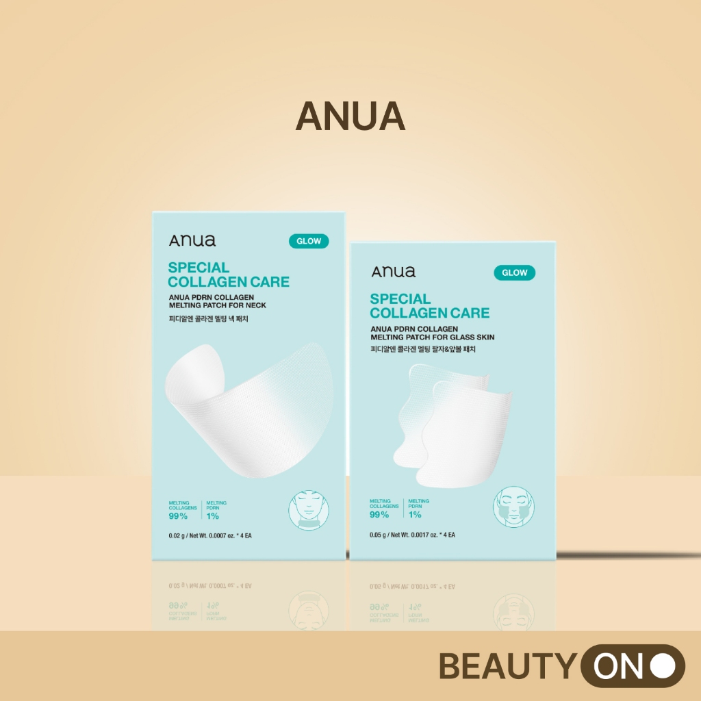 [ANUA] PDRN Collagen Melting Patch (For Glass Skin, For Neck) | คอลลาเจน 99%, Salmon DNA, กระชับผิว,