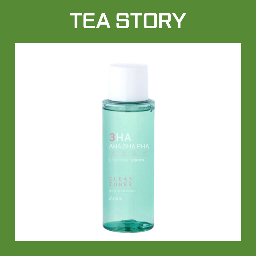 [ESFOLIO] 3HA Clear Toner 150ml / บํารุงผิวหน้าเข้มข้น