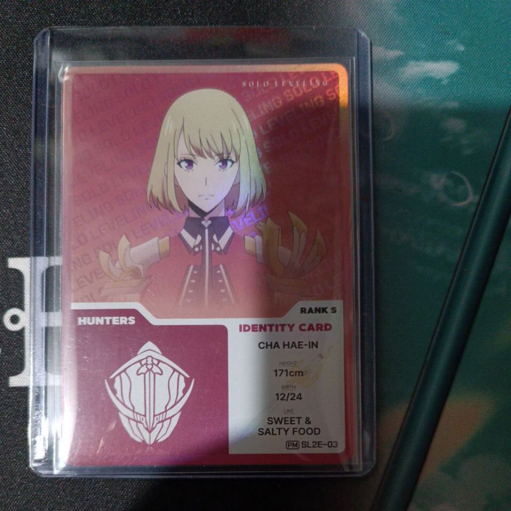 Mapniverse Solo Leveling Collect Card PM SL2E-03 ฟอยล์ชาเฮอิน