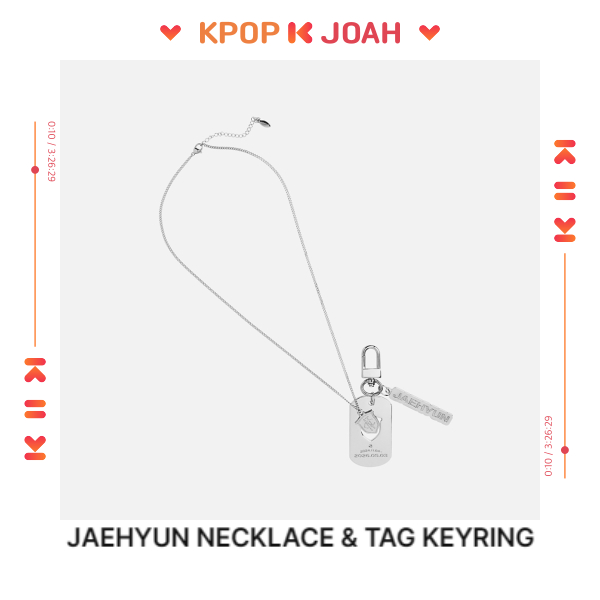 (NECKLACE & TAG KEYRING) JAEHYUN (NCT 127) Welcome Home, JAEHYUN MD (12th Jun.2026)