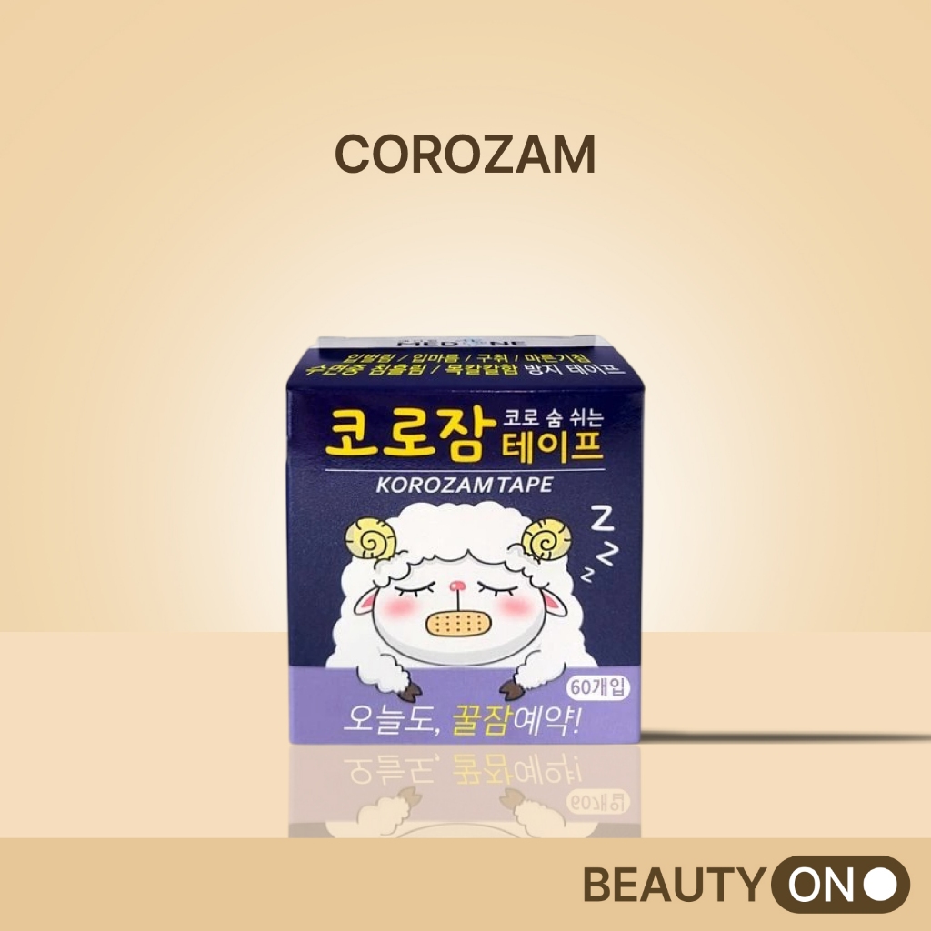 [COROZAM] Sleep Strip Mouth Tape (60P, 120P) | Hypoallergenic, Breathable, Skin-Safe Adhesive, Nasal