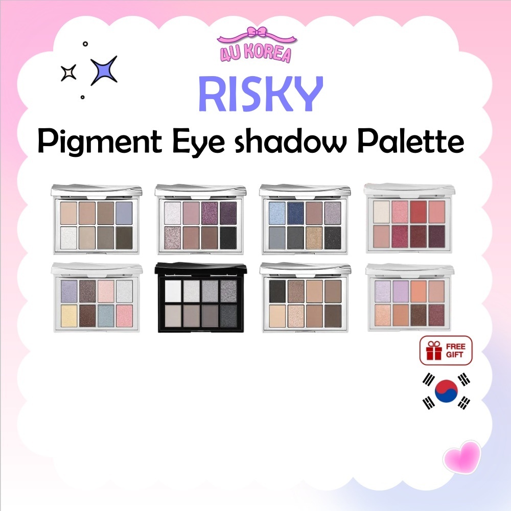 RISKY Pigment Eye shadow Palette - 5 สี / K-BEAUTY