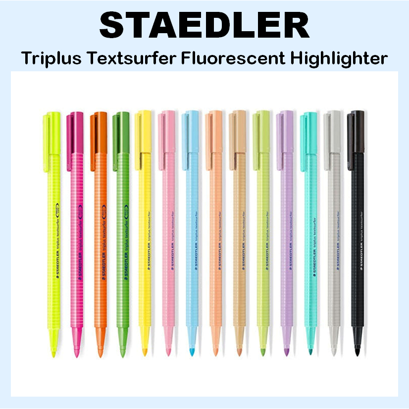 [STAEDTLER] Triplus Textsurfer ปากกาเน้นข้อความฟลูออเรสเซนต์ 362 / 362C