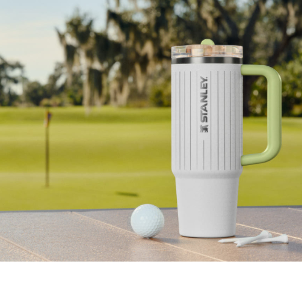 STANLEY 1913 x Nelly Korda Quencher ProTour Flip Straw Leakproof Tumbler 887ml 30oz Pinstripe Limited Edition