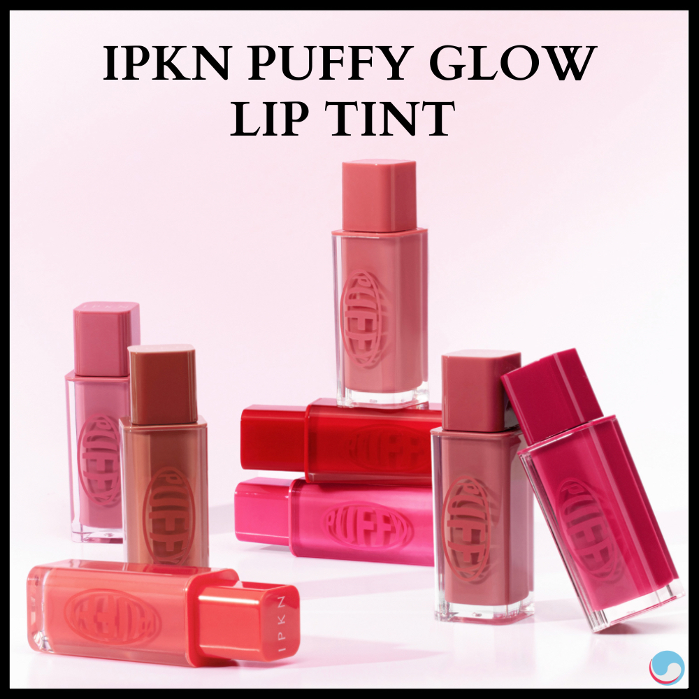 [IPKN] Puffy Glow Lip Tint เกาหลี Glassy Lip Tint Hydrating Gloss Tint ติดทนนาน Juicy Lip Stain Mois