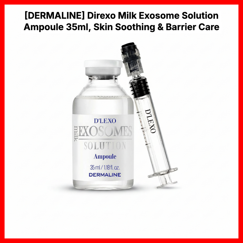 [PREMIUM] [DERMALINE] Direxo Milk Exosome Solution Ampoule 35ml, Skin Soothing & Barrier Care