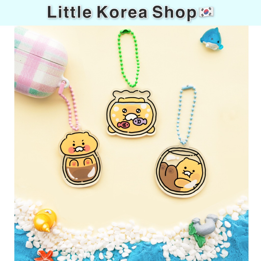 [Kakao Friends] พวงกุญแจอะคริลิค Chunsik อย่างเป็นทางการ/ที่ใส่กุญแจ/Made in Korea