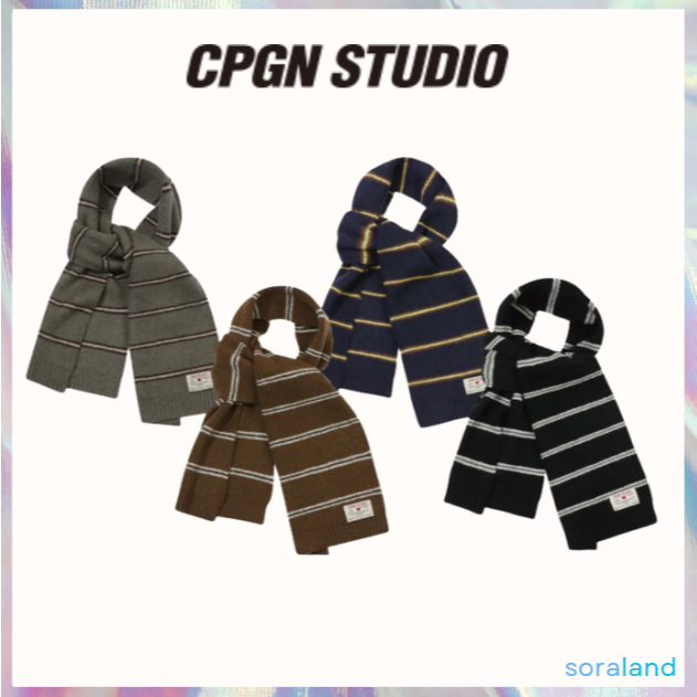 CPGN STUDIO Coco Stripe Muffler 4 สี