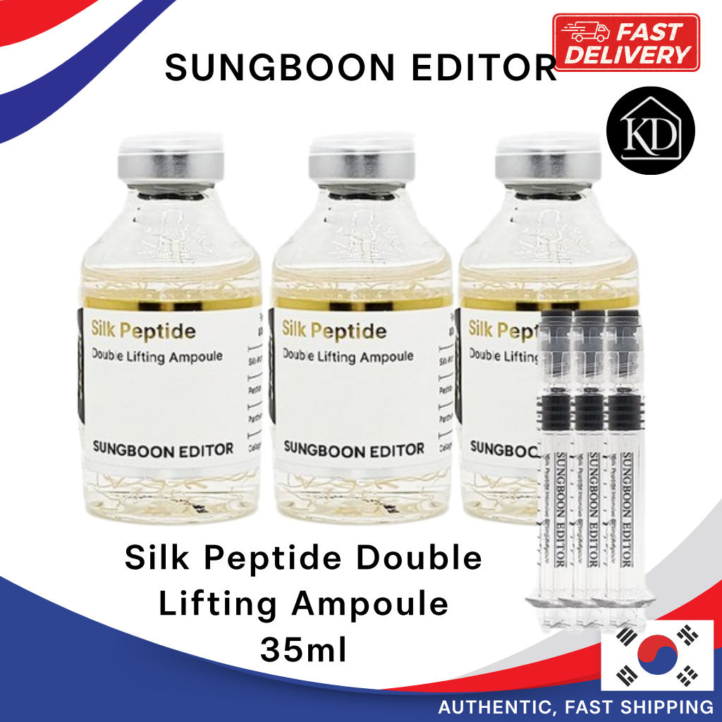 [SUNGBOON EDATOR] Silk Peptide Ampoule | แอนตี้-เอจจิ้ง ไฮเดรติ้ง แอนด์ นูริชชิ่ง เฟซ เซรั่ม
