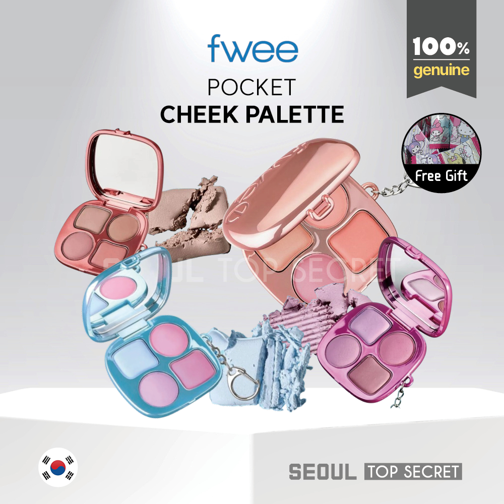 [fwee] Pocket Cheek Palette 4 สี