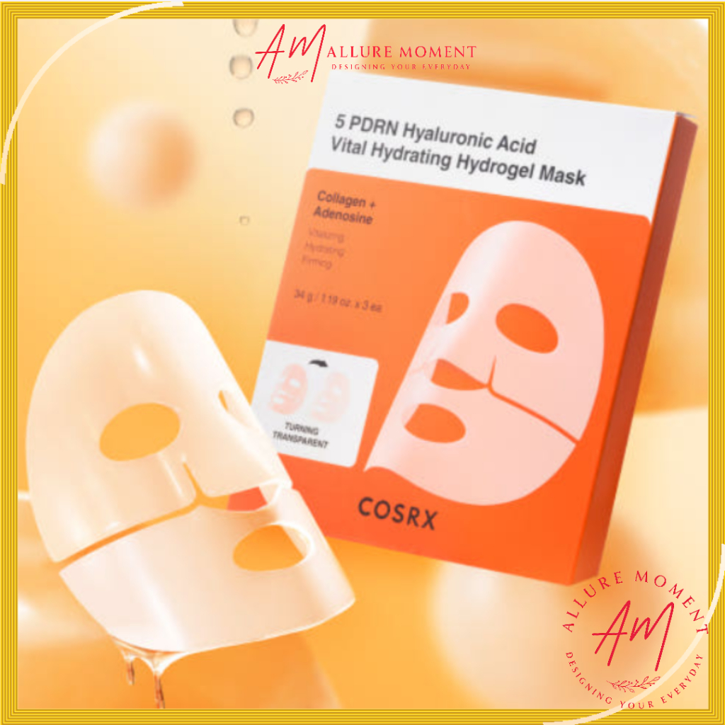[COSRX] 5 PDRN Hyaluronic Acid Vital Hydrating Hydrogel Mask 34 g  3 – เกาหลี K-Beauty Intensive Moisture & Glow Mask