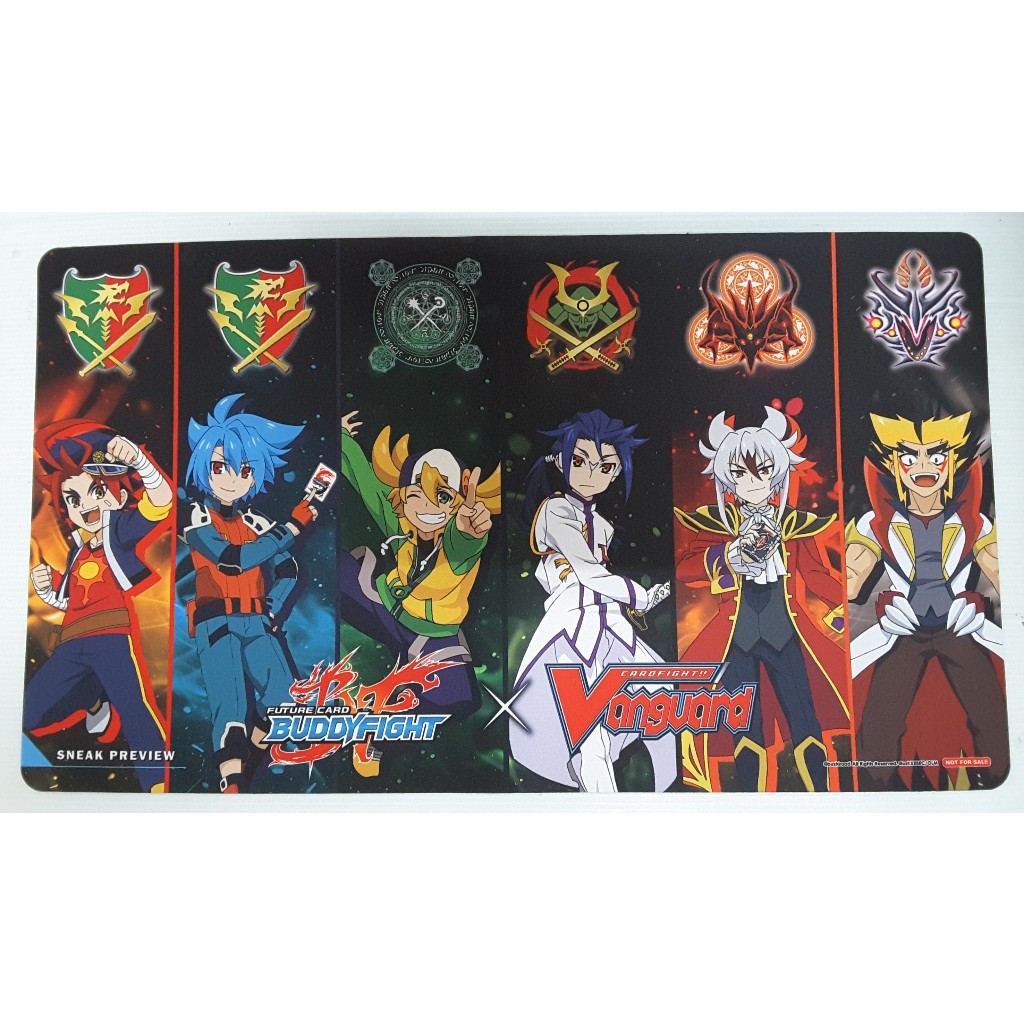 Cardfight Vanguard DZ-TB01 การ์ดอนาคต Buddyfight Sneak Preview Playmat