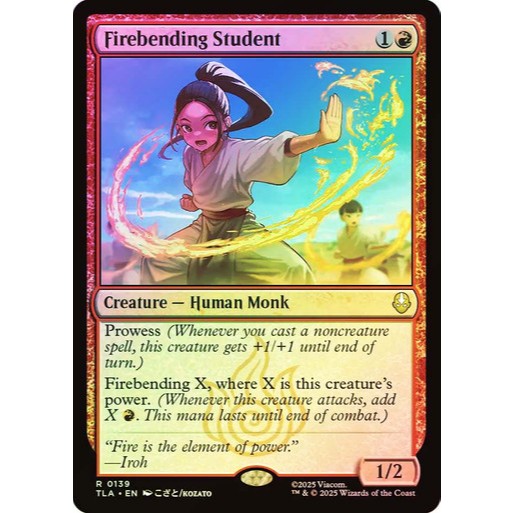 MTG Avatar: Airbender Last - ฟอยล์นักเรียนดัดไฟ