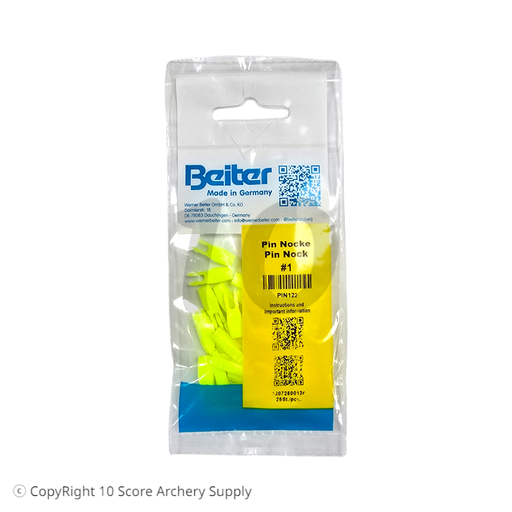Werner Beiter Pin Nock ไม่สมมาตร #1 (12ชิ้น,25ชิ้น)