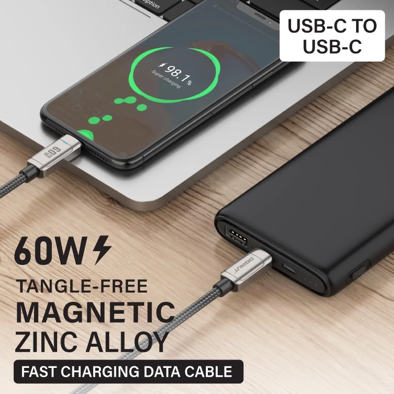 สายชาร์จ Gadget Mix Type-C to Type-C รุ่น BC-1250C / BC-2050C Magnetic 60W thumbnail 4
