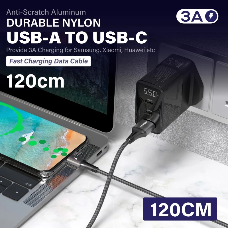 Gadget Mix สายชาร์จ USB-A to Type-C/Micro รุ่น BA-1238C/BA-1238R/BC-1238C/BC-0238C 3A 1.2M thumbnail 6