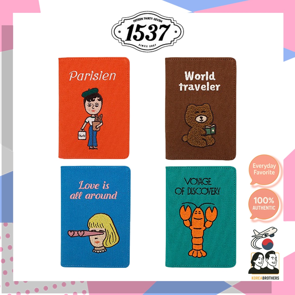 [1537] Made in Korea / Passport Case – อุปกรณ์เสริมการเดินทางขนาดกะทัดรัดพร้อมช่องใส่การ์ด