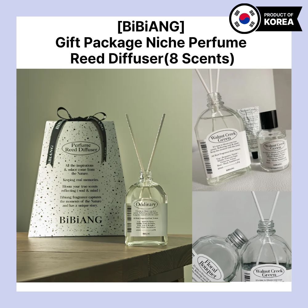 [BiBiANG] Gift Package Niche Perfume Reed Diffuser 200ml | น้ําหอมบ้านติดทนนาน น้ําหอมบ้านเกาหลี แบร