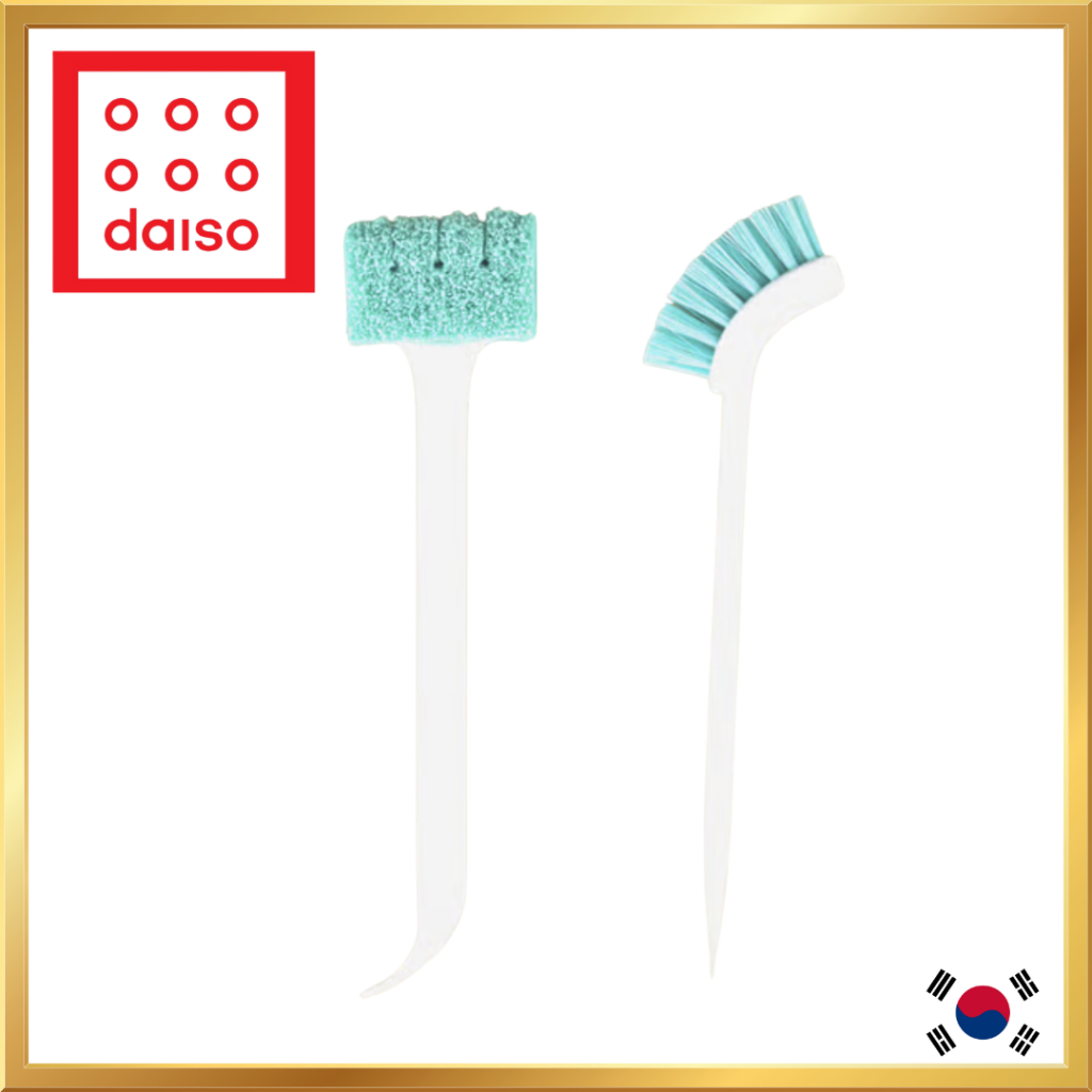 [DAISO Japan Official] ชุดแปรงทําความสะอาดเครื่องเป่าจาน Master of Gaps (2 ชิ้น) เหมาะสําหรับตาข่ายแ