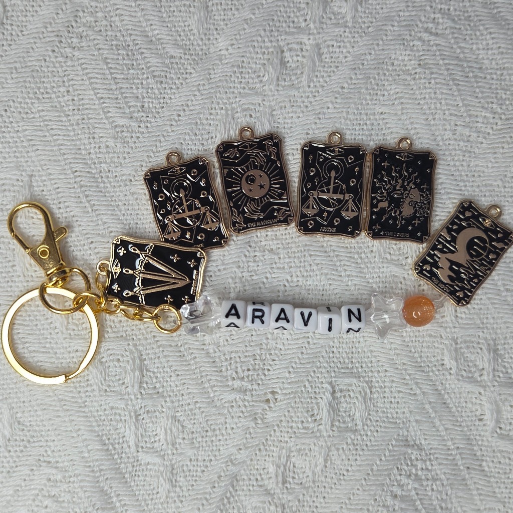 [SG] พวงกุญแจ Tarot Series ชื่อลูกปัดแบบกําหนดเอง
