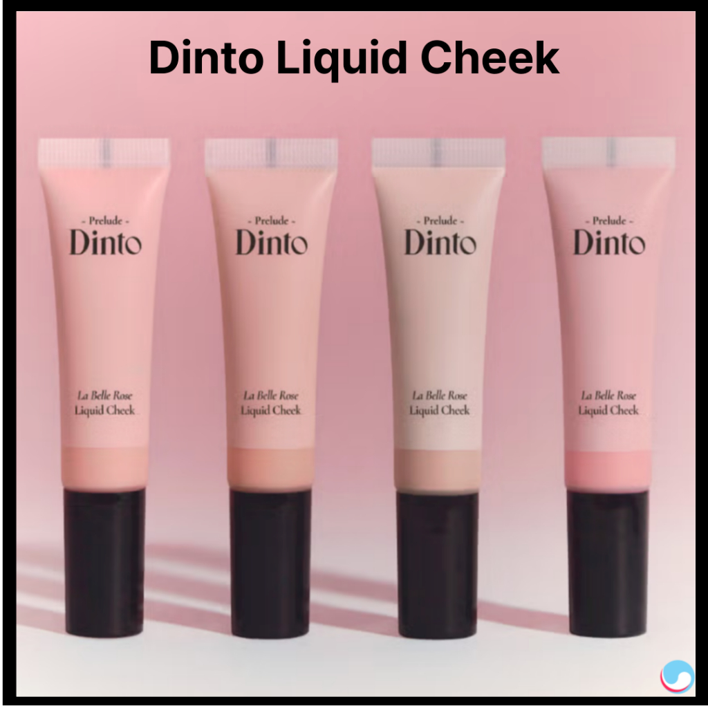 Prelude Dinto Liquid Cheek Blush Soft Rose Glow Moisturizing Vegan Cheek Tint Natural Daily Blush