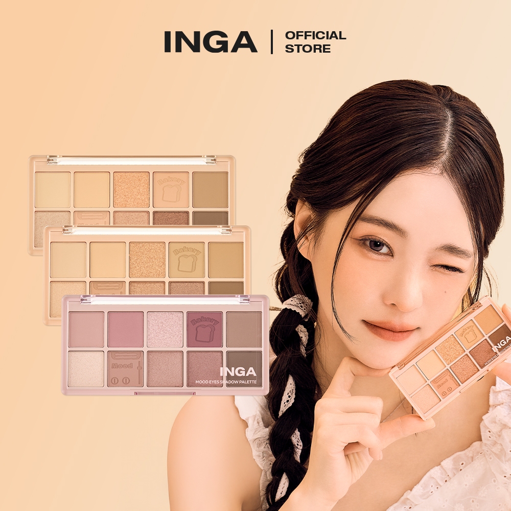 INGA MOOD EYES SHADOW PALETTE (3 สี)