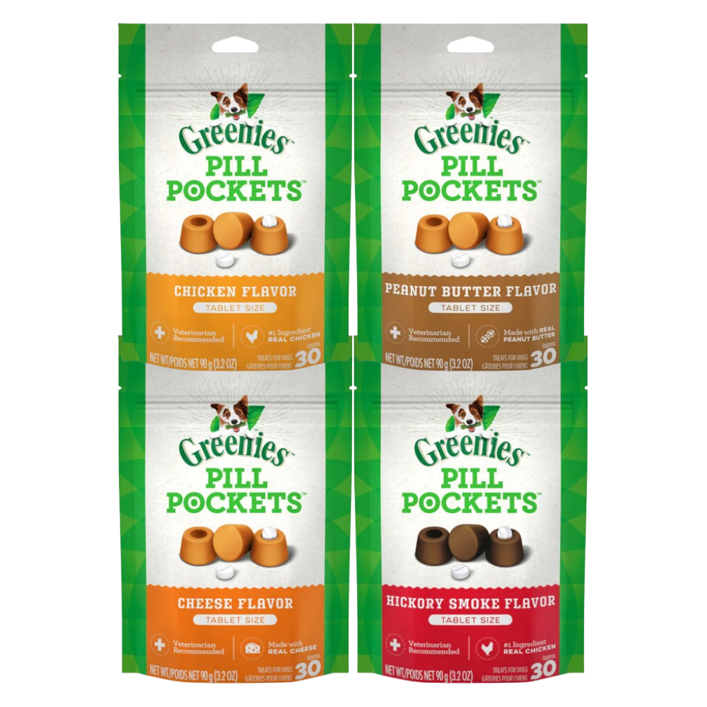 [Greenies] Pill Pockets Tablet Size for Dogs 90g(30p) / วิธีการให้ยาแบบไม่ยุ่งยาก