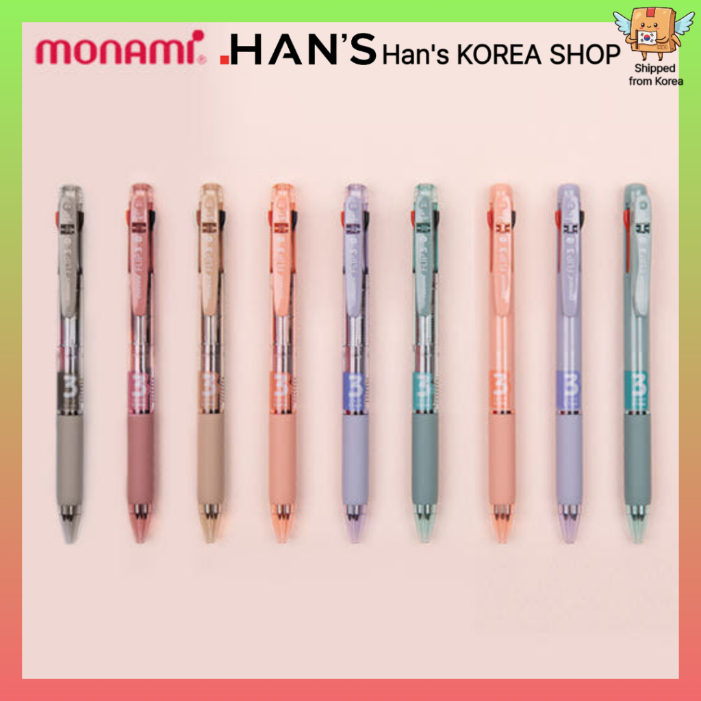 [monami] Flip3 Tri-Color Multi 0.38 มม., 0.5 มม., 0.7 มม. [ผลิตในเกาหลี]