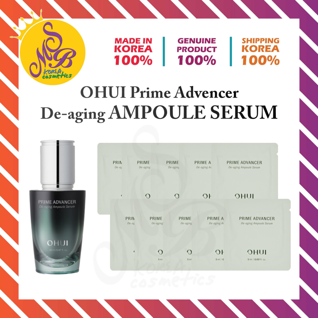 [OHUI] Prime Advencer De-aging AMPOULE SERUM 1ml (TravelSize, เครื่องสําอางเกาหลี)