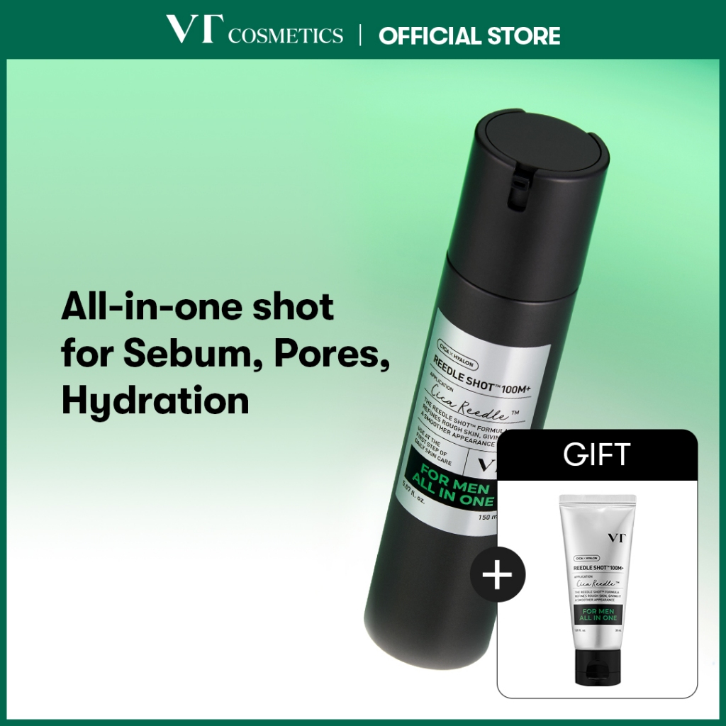 [VT] Reedle Shot for Man All-in-one Pore & Sebum & Moisturizing care [Official Flagship]