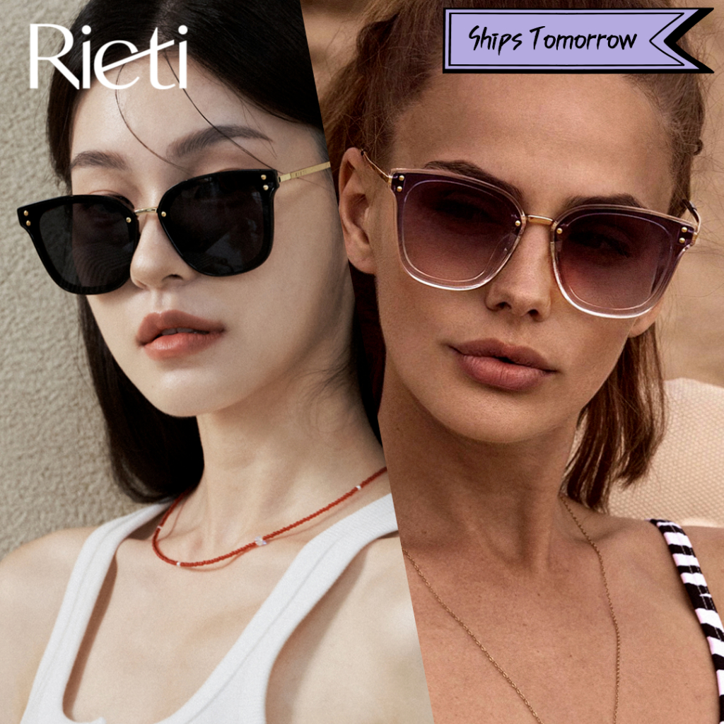 RIETI DORIS RT4007 แว่นกันแดดสุดชิคขนาดใหญ่ Unisex
