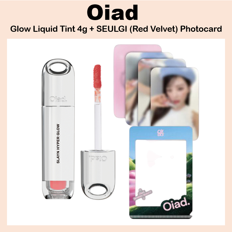 [Oiad] Slayn Hyper Glow ลิควิดทินต์ 4g + โฟโต้การ์ด SEULGI (Red Velvet) พร้อมโฮลเดอร์ K-POP