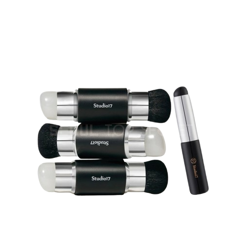 [STUDIO17] Dual Silicone Blush & Lip Brush, Brush & Puff Cleanser- เครื่องมือแต่งหน้าอเนกประสงค์สําหรับแอพพลิเคชั่นที่แม่นยํา, STUDIO17 อุปกรณ์เสริมความงาม