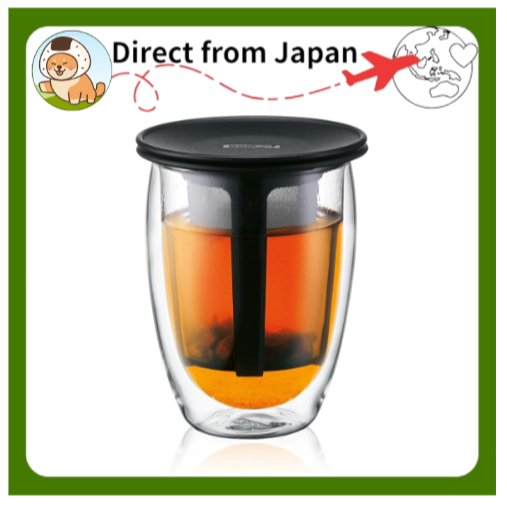 BODUM Bodum Tea Pot Tea Maker TEA FOR ONE Tea for One Tea Filter Double Wall Glass [Direct from Japa