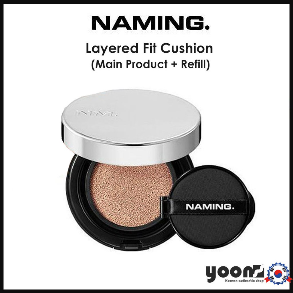 [NAMING] Layered Fit Cushion / ผลิตภัณฑ์หลัก + รีฟิล_จากเกาหลี