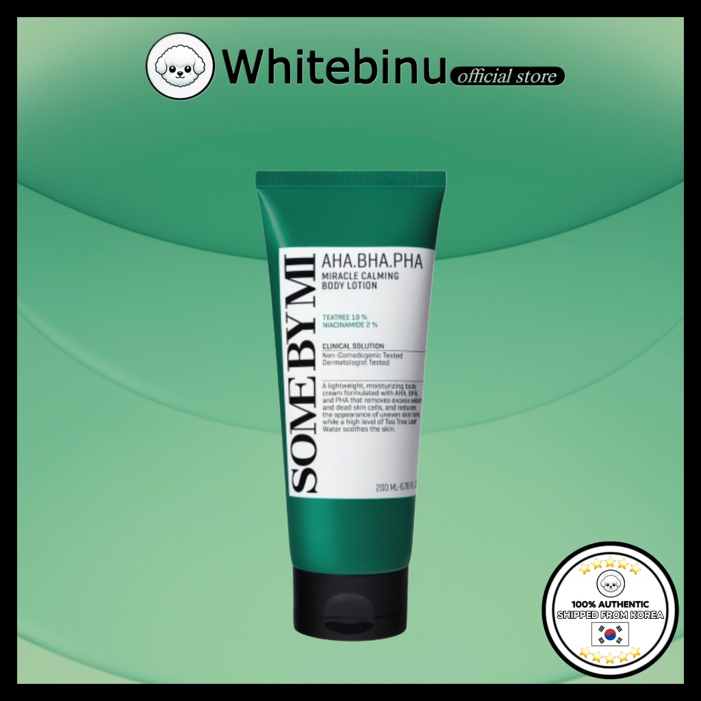 [Some By Mi] AHA BHA PHA Miracle Calming Body Lotion 200ml เกาหลีแท้_พร้อมของแถม
