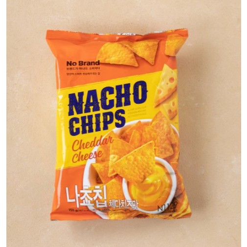 Emart No Brand Nacho Chip Cheddar Cheese Flavour 155g(กรุบกรอบ, Cheesy & Irresistibly Delicious)