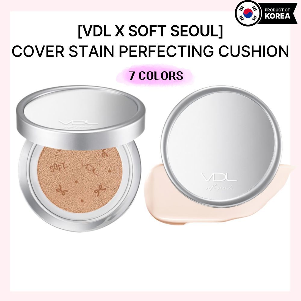 VDL x SOFT SEOUL – Cover Stain Perfecting Cushion/Olive Young Cushion/รองพื้นเกาหลี/