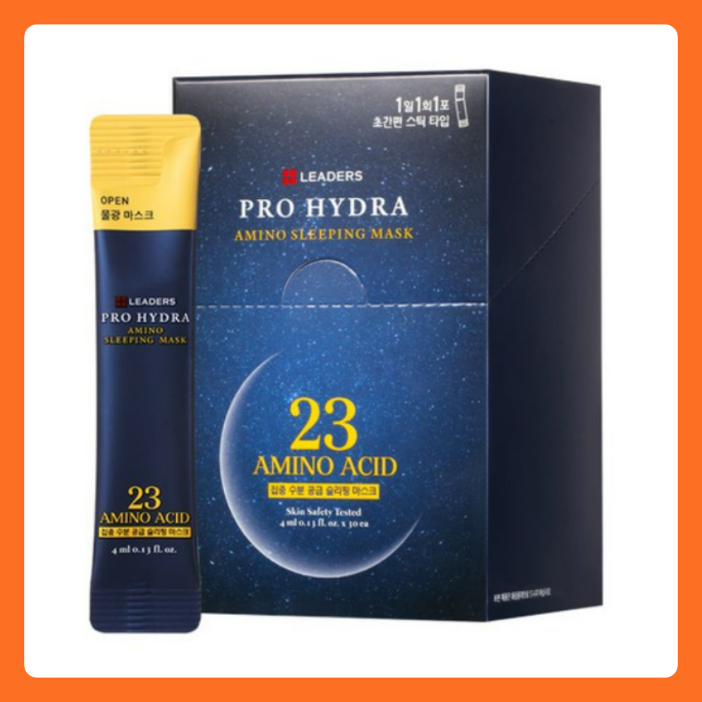 [ผลิตในเกาหลี] Leaders Pro Hydra Amino Sleeping Mask 4ml x 30ea / Amino Acid Hydration Night Care
