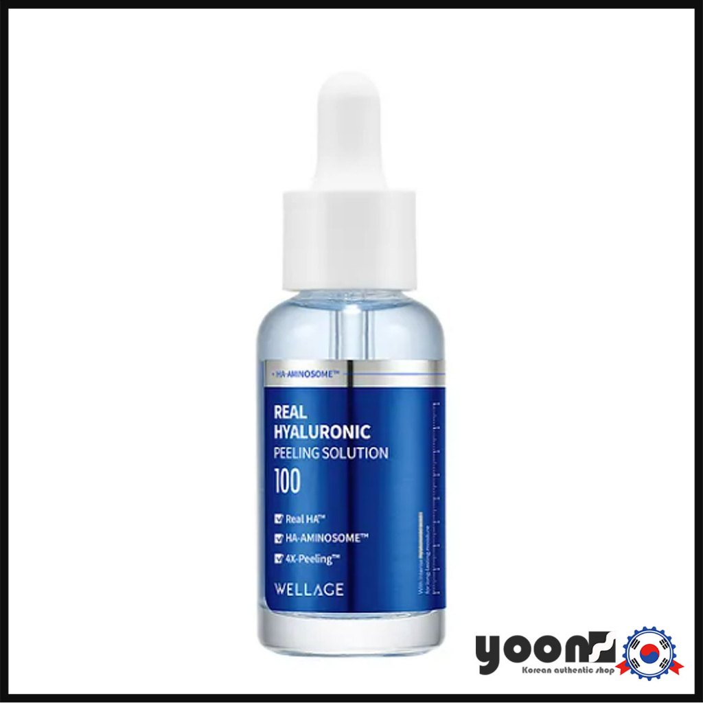 (ใหม่) [WELLAGE] Real Hyaluronic Peeling Solution 30ml_จากเกาหลี