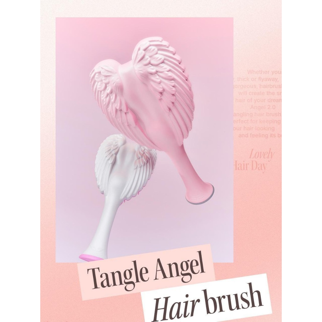 Tangle Angel [สําหรับผมเส้นเล็ก/ขนาดเล็ก] แปรง Tangle Angel Cherub 2.0 (เลือกจาก 4 ตัวแปร)