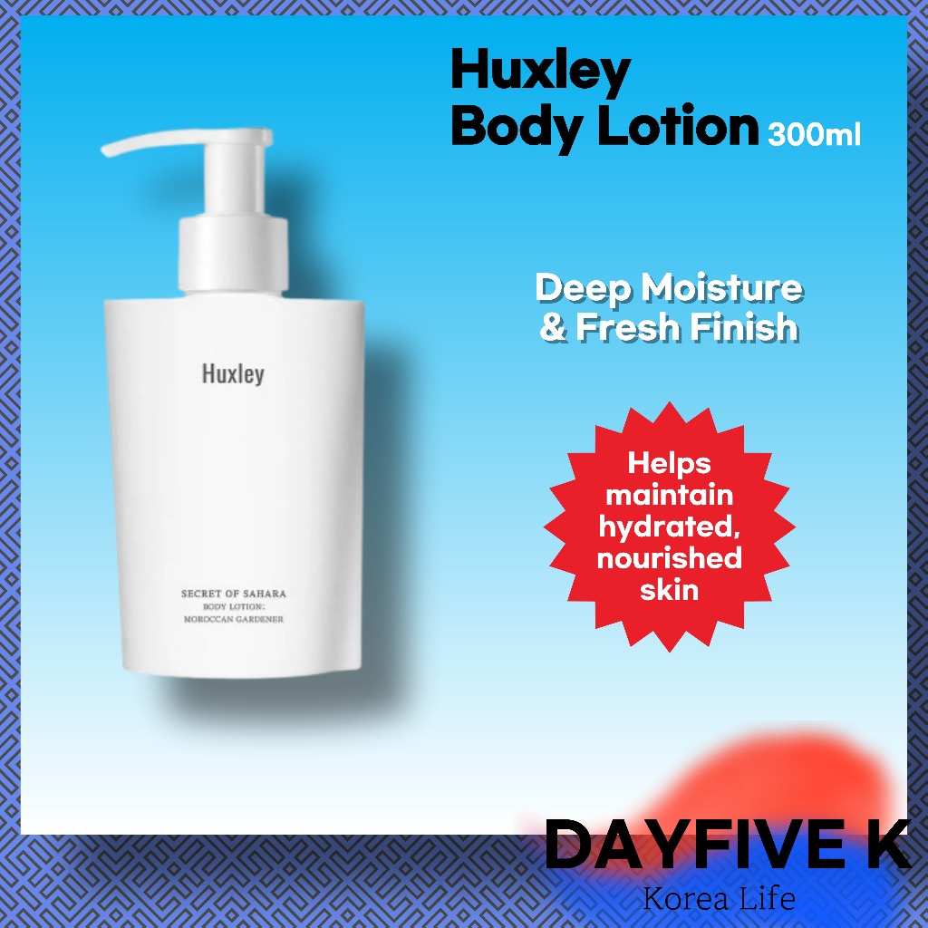 Huxley Body Lotion 300ml – Deep Moisture & Fresh Finish (4 ประเภท)