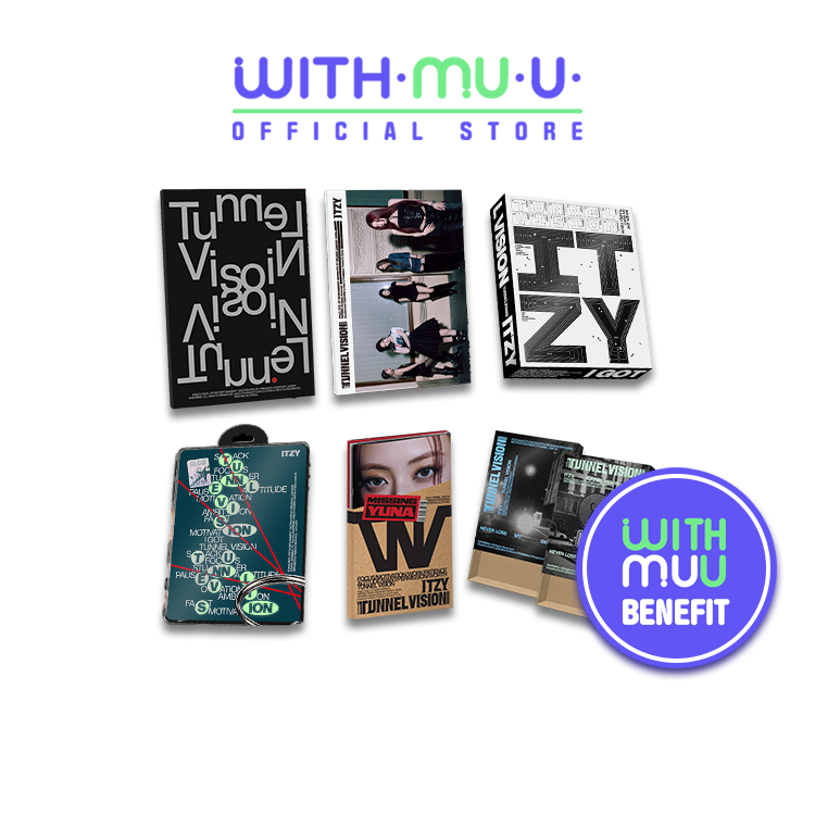 [พร้อมส่ง] ITZY - Mini Album [ TUNNEL VISION ] [อัลบั้ม ITZY] (Withmuu POB)