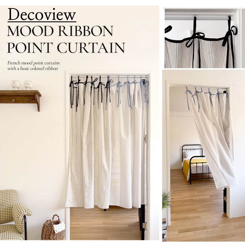 [Decoview] Mood ribbon point Curtain / Door Curtains/ Partition Separate Curtains/ Doorway Curtain D
