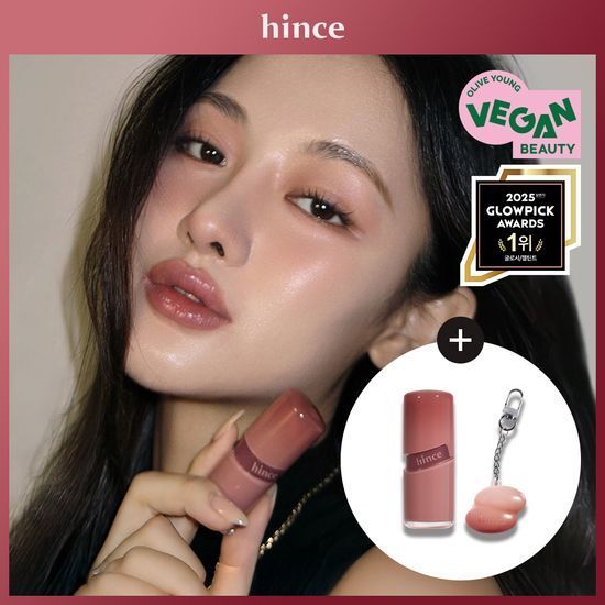 [เฉดสีใหม่] Hince Raw Glow Gel Tint 19 สี | ชุดพวงกุญแจ K-Beauty Glossy Lip & Cheek