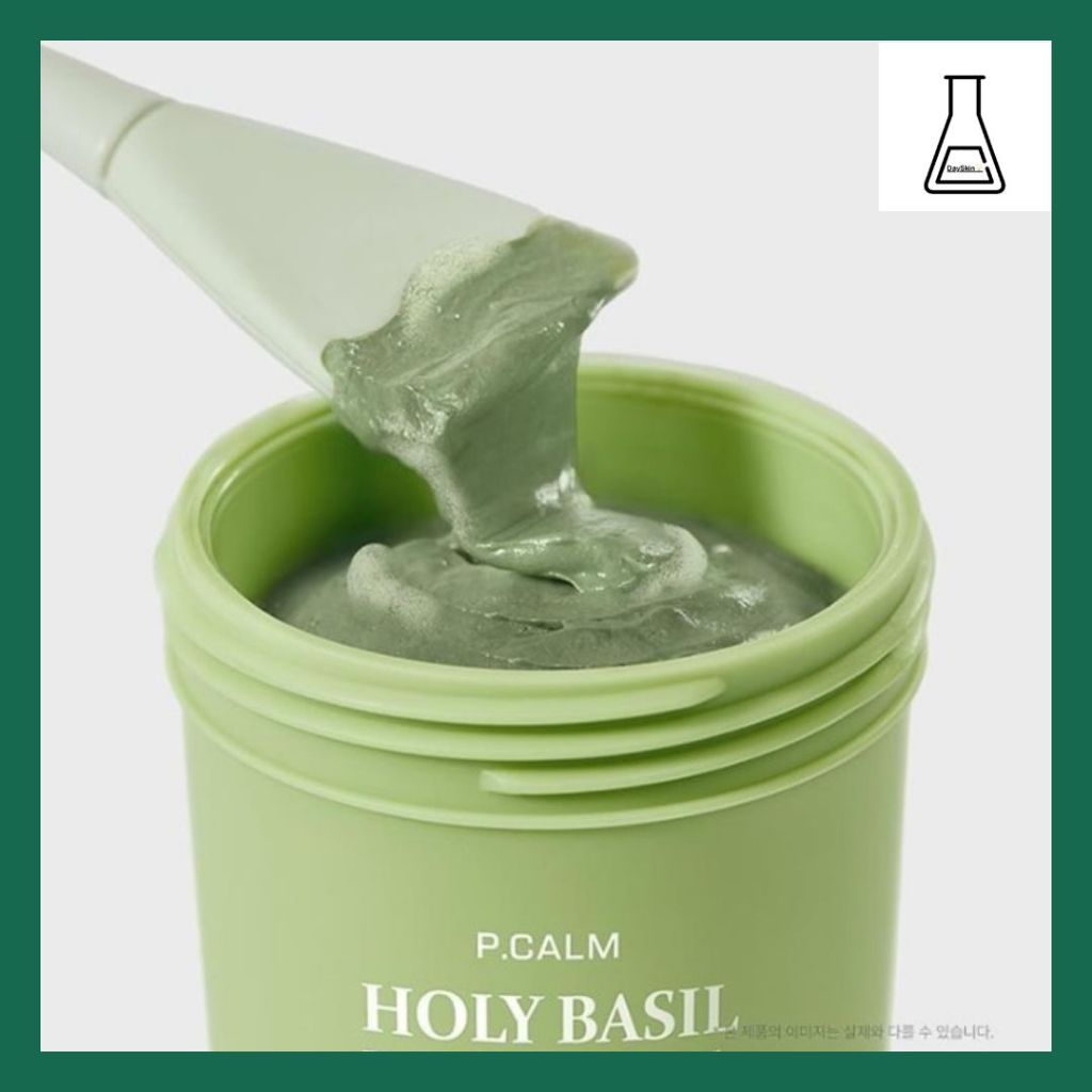[P.CALM] Holy Basil Bubble Deep Mask 90g กะเพราประกาย+PHA 13%